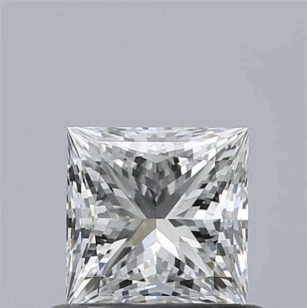 0.60ct Princess Natural Diamond (Colour E, Clarity SI1, GIA Certified)