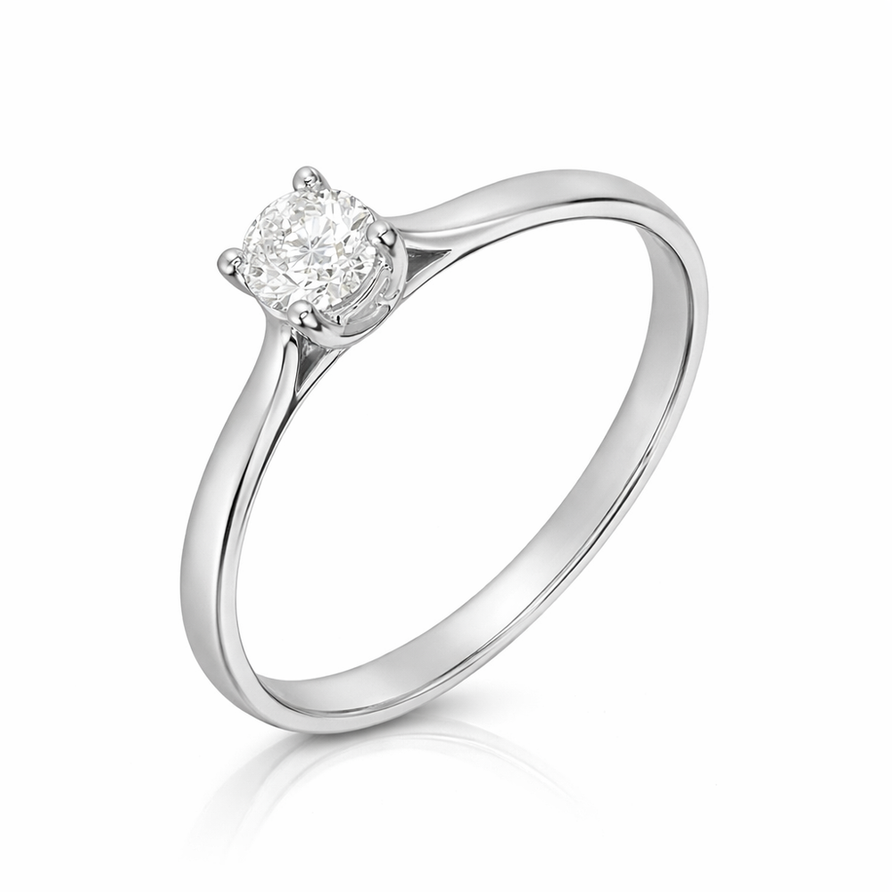 Anillo de compromiso con diamante de 40 puntos 