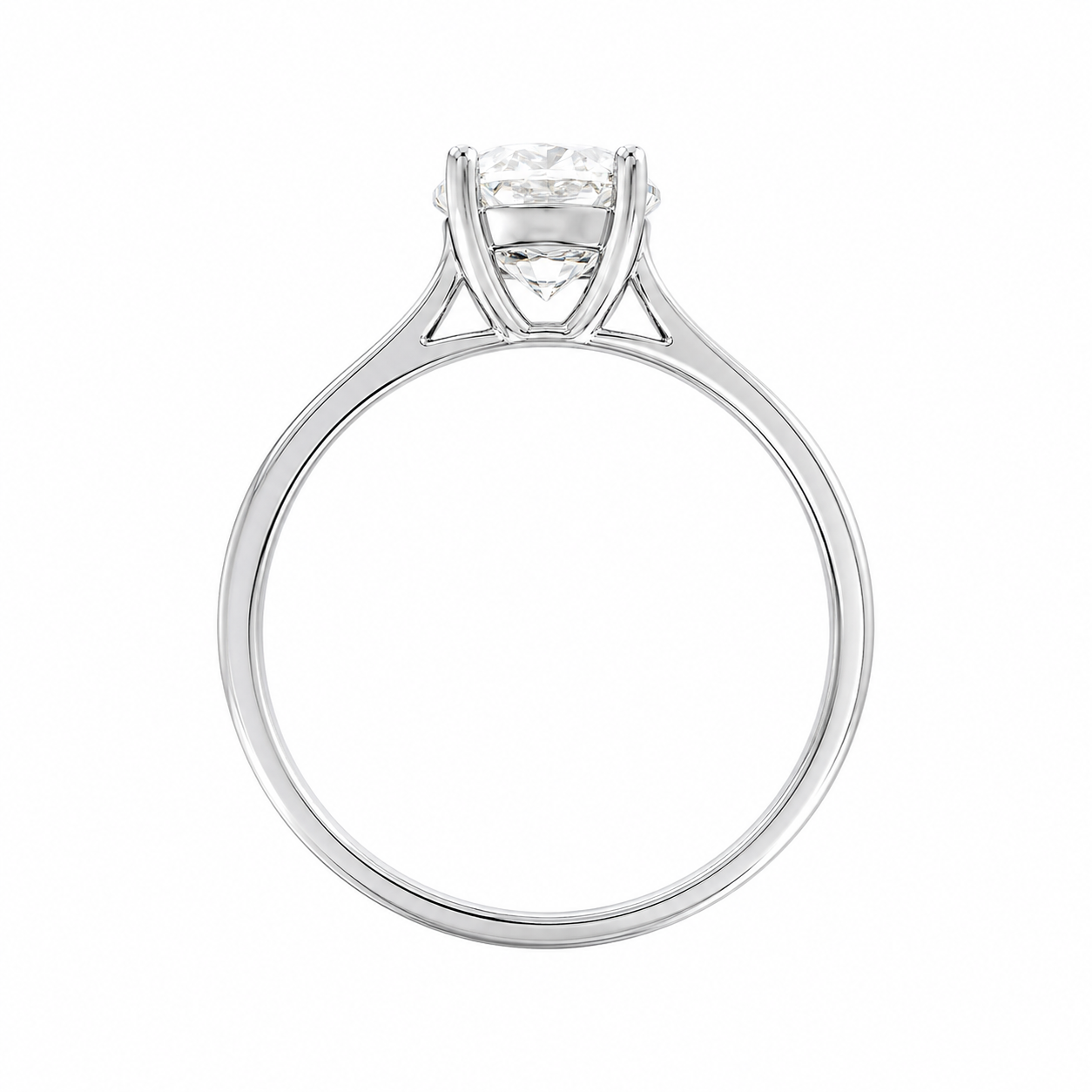 Anillo solitario de diamante