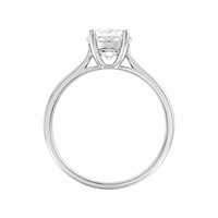 Anillo solitario de diamante