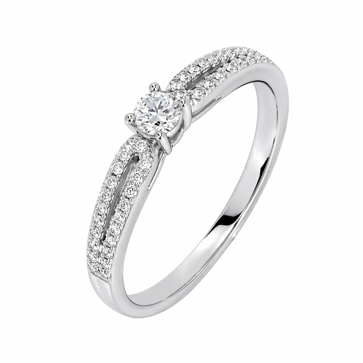 Anillo de diamantes para compromiso 