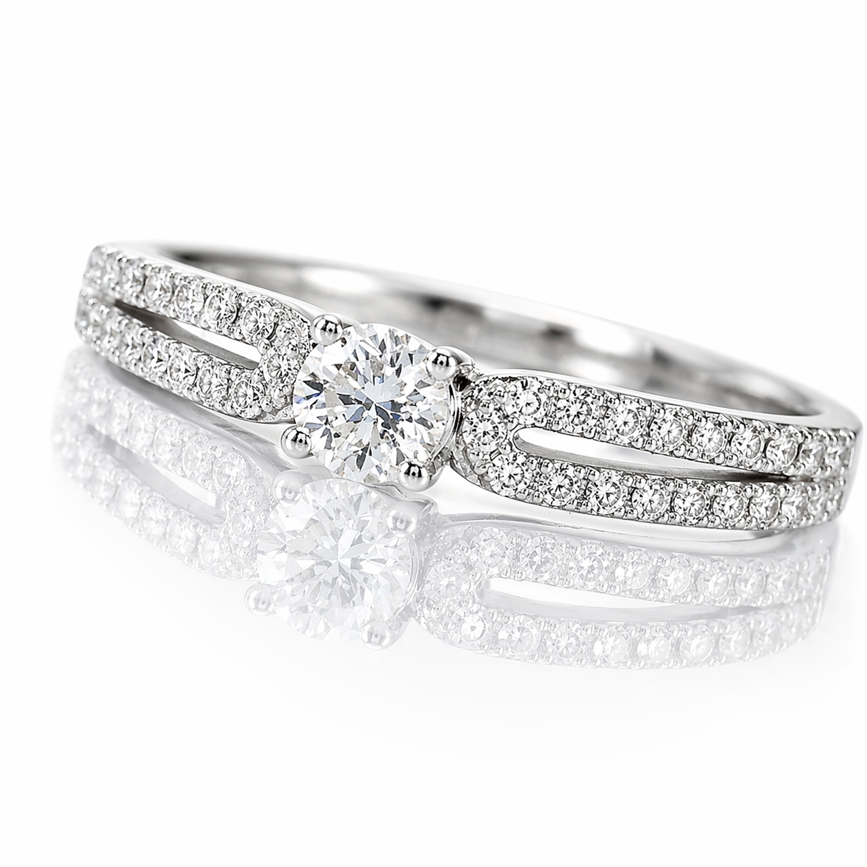 Anillo de diamantes para compromiso 