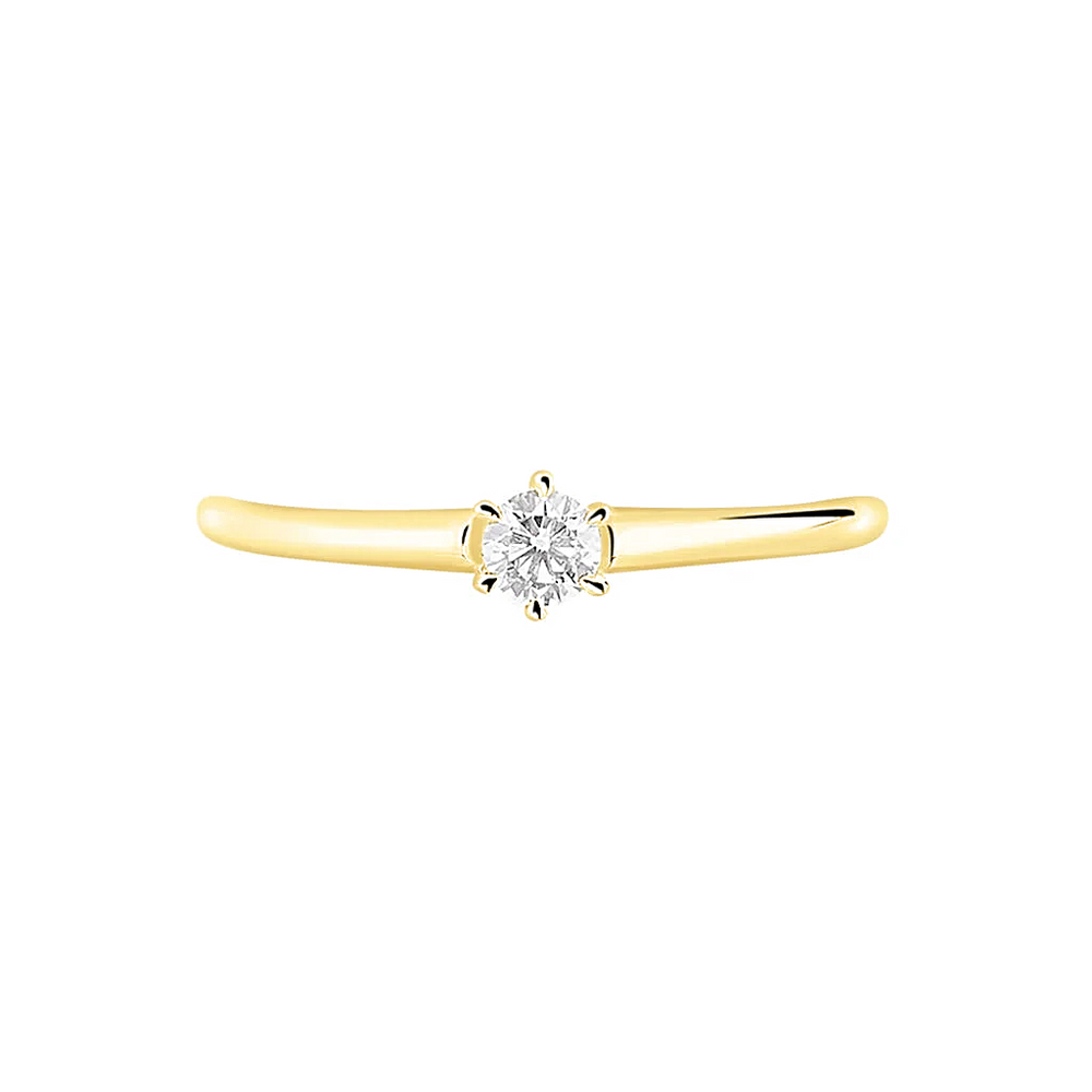 Anillo de Diamante Kendall en Oro Amarillo de 18k

