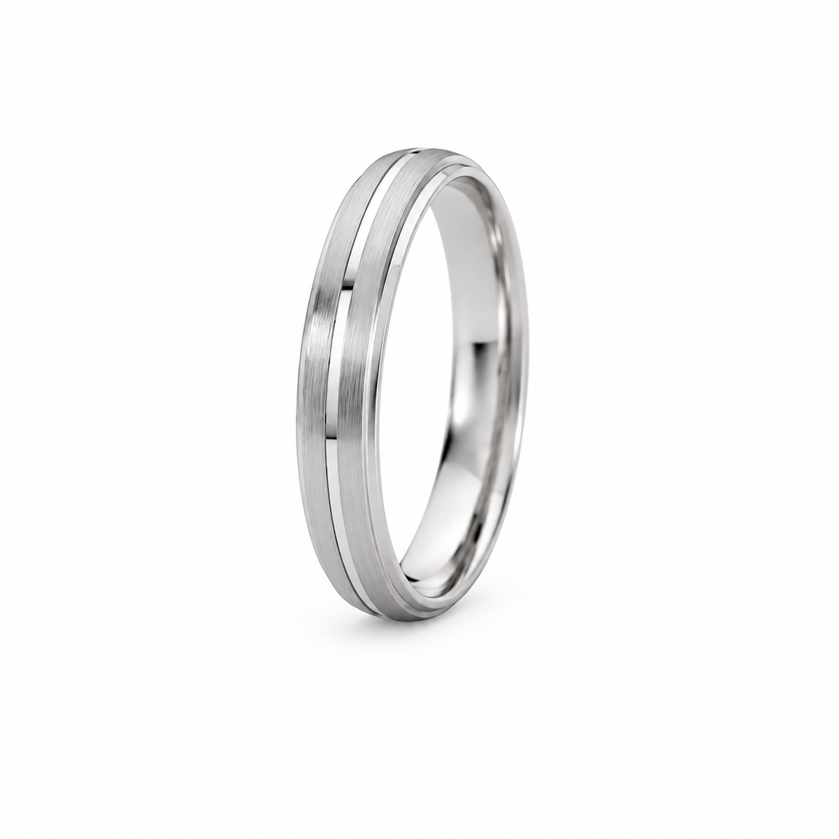 Cali white gold ring (4mm)