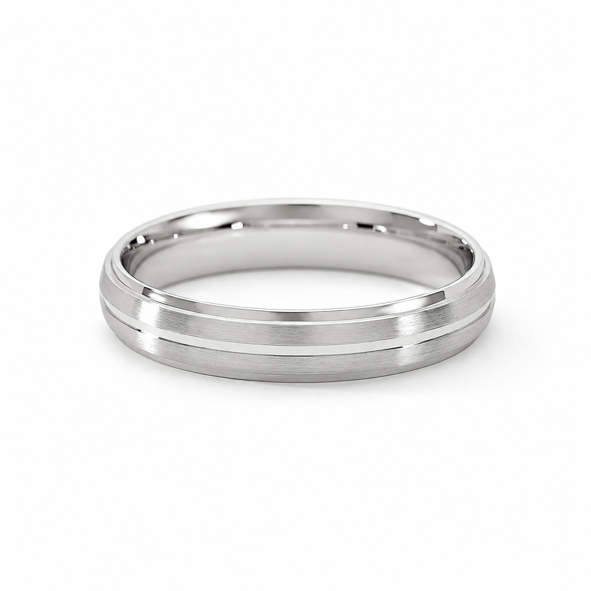 Cali white gold ring (4mm)