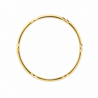 Argolla de matrimonio en oro amarillo 18k