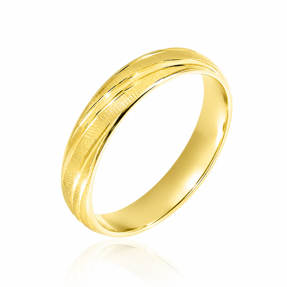Set in yellow gold Puerto Principe (5mm)