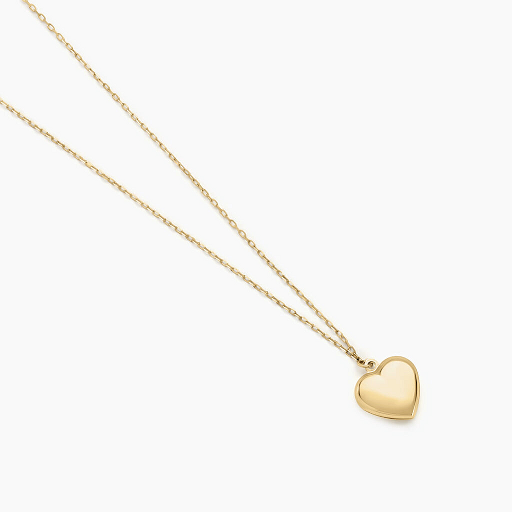 Collar en oro amarillo 18k con dije de corazón – Ciénaga