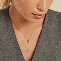 Collar en oro amarillo 18k con dije de corazón – Ciénaga