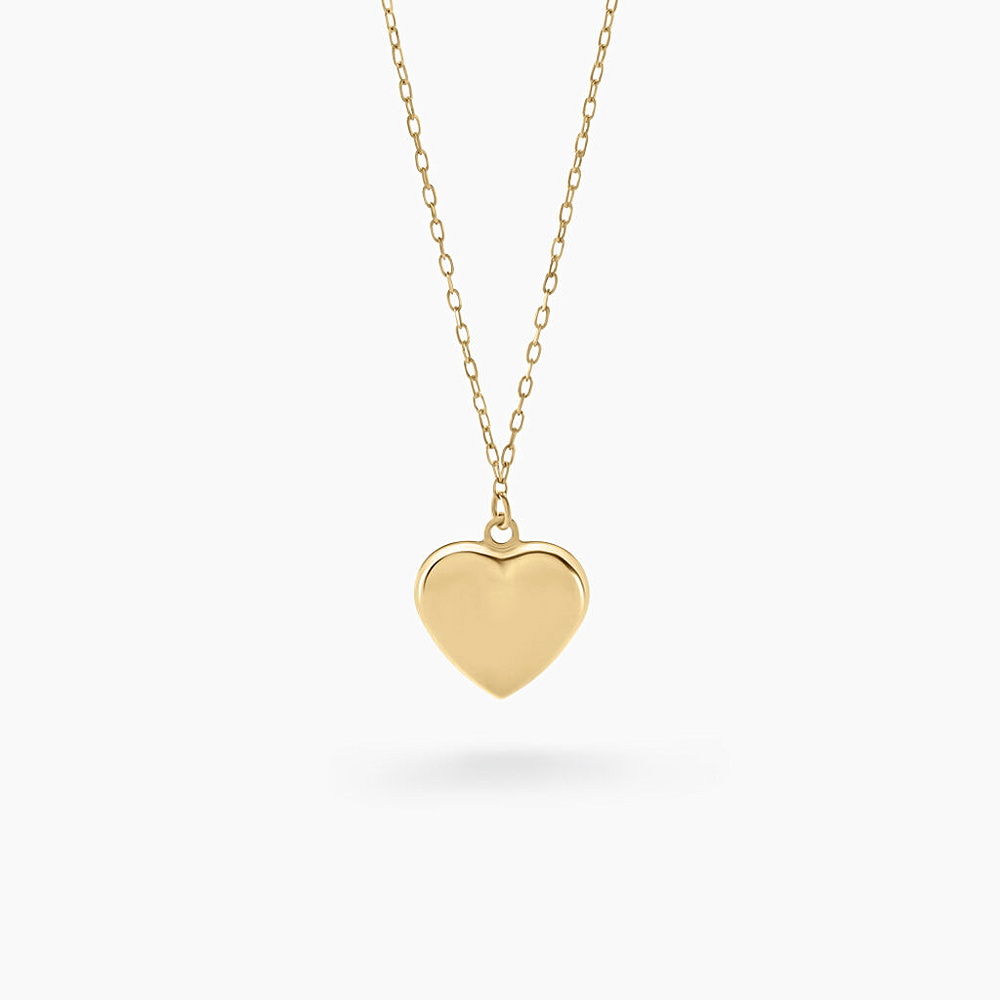 Collar en oro amarillo 18k con dije de corazón – Ciénaga