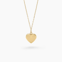 Collar en oro amarillo 18k con dije de corazón – Ciénaga
