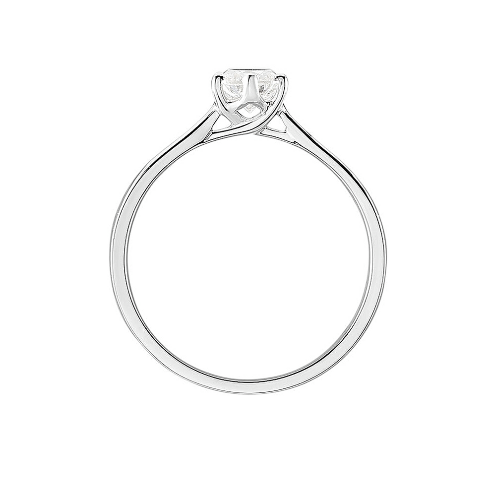 Anillo de compromiso estilo solitario con diamante natural - Long Beach