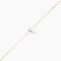 Pulsera Hallstatt oro amarillo 18k con diamante en forma de corazón – Juli & Co