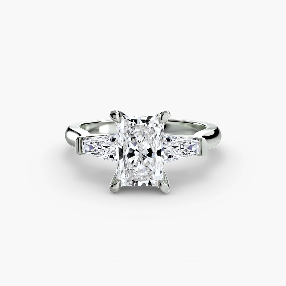 Three-Stone Ring (Baguette Side Stones) 2