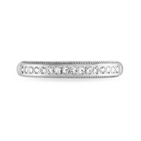 Argolla Alexandria de Oro Blanco con Diamantes Naturales

